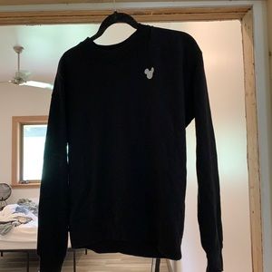 Black Mickey Mouse Sweatshirt